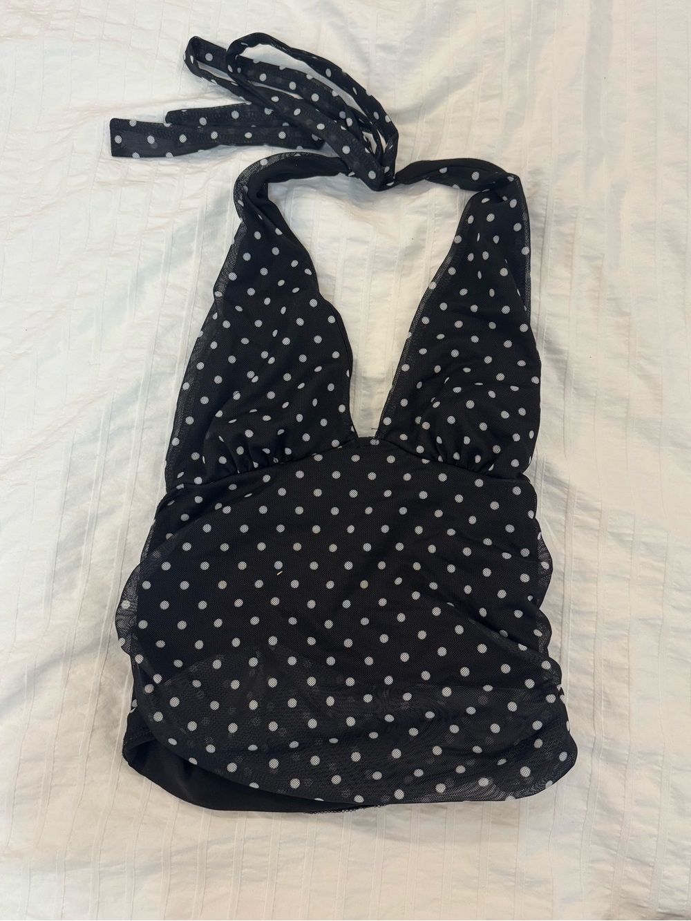 SHEIN polka dot halter top - size small